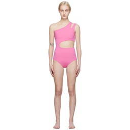 SSENSE Exclusive Pink Cut Out Bodysuit 221252F358002
