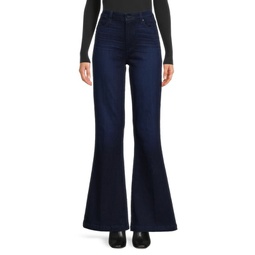 Genevieve Linear Flare Jeans