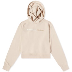 Palm Angels Sunset Fitted Hoodie Beige