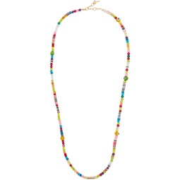 Multicolor Long Logo Rainbow Necklace 212695M145010