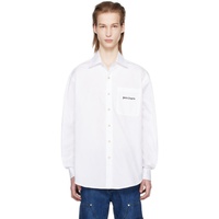 White Embroidered Shirt 241695M192016