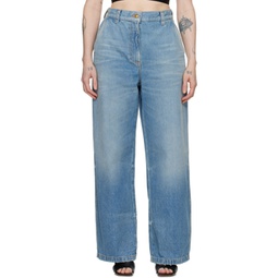 Blue Faded Jeans 241695F069001