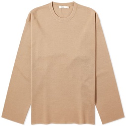 Pangaia Regenerative Merino Knit Crew Neck Camel