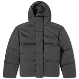 Pangaia FLWRDWN Recycled Nylon Short Puffer Jacket Black