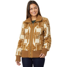 Womens Pendleton Foxglove Range Fleece Bomber