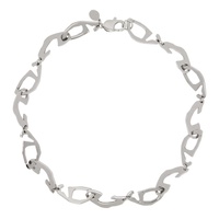 Silver 69 Chain Necklace 241792M145002