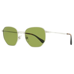 Persol Mens Sartoria Metal Sunglasses PO2446S 518/4E Silver 52mm