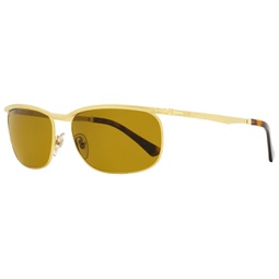 Persol Unisex Key West Sunglasses PO2458S 107633 Gold/Havana 62mm