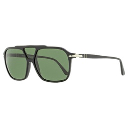 Persol Mens Navigator Sunglasses PO3223S 95/31 Black 59mm