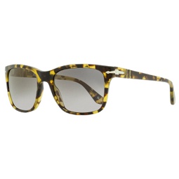 Persol Mens Rectangular Sunglasses PO3135S 1056M3 Brown/Beige Tortoise 55mm