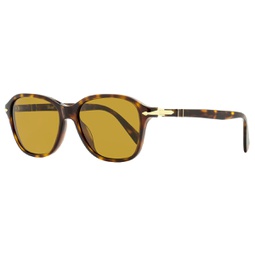 unisex rectangular sunglasses po3244s 24/33 havana 53mm