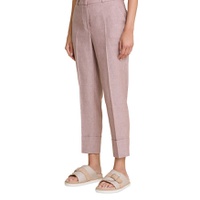 Cuffed Twill Ankle Pants