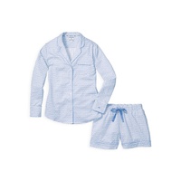 2-Piece La Mer Long-Sleeve Top & Shorts Set
