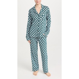 Luxe Pima Sonnet of The Swans Pajama Set