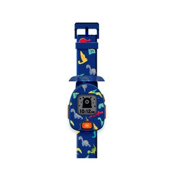 Itouch Unisex Kids Dino Dark Blue Silicone Strap Smartwatch 42.5 mm