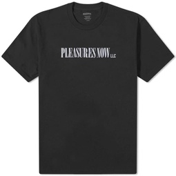 Pleasures LLC T-Shirt Black