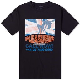 Pleasures Call Now T-Shirt Black