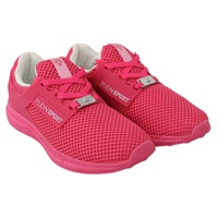 fuxia beetroot polyester runner becky sneakers womens shoes