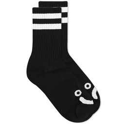 Polar Skate Co. Happy Sad Sock Black
