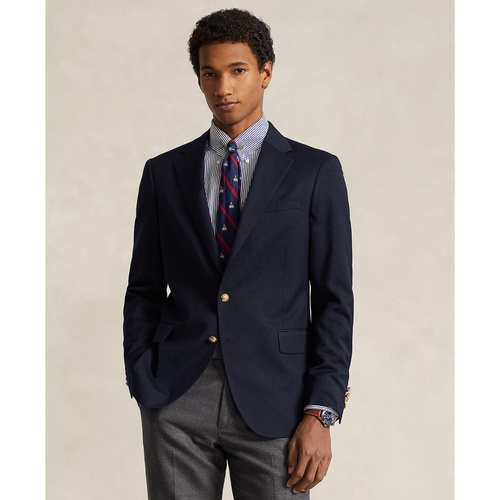  Mens Polo Modern Wool-Blend Gabardine Blazer