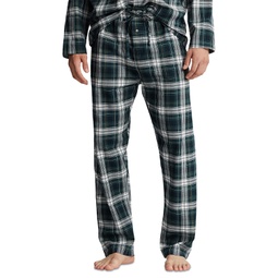Mens Cotton Plaid Flannel Pajama Pants