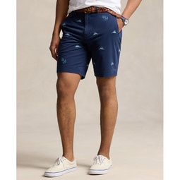 Mens 9-Inch Stretch Classic Fit Marlin Shorts