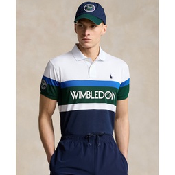Mens Wimbledon 2024 Stretch Mesh Polo Shirt