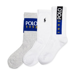 Womens 3-Pk. Polo 1992 Crew Socks