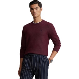 Mens Polo Ralph Lauren Textured Cotton Crew Neck Sweater