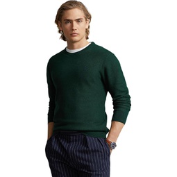 Mens Polo Ralph Lauren Textured Cotton Crew Neck Sweater