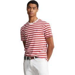 Mens Polo Ralph Lauren Classic Fit Striped Jersey Short Sleeve T-Shirt