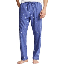 Mens Polo Ralph Lauren All Over Pony Player Woven Sleepwear Pants