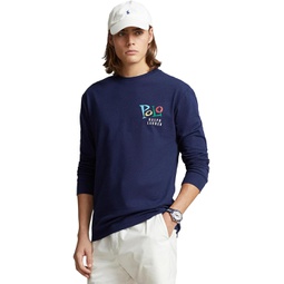 Mens Polo Ralph Lauren Classic Fit Jazz-Print Jersey T-Shirt