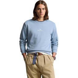 Mens Polo Ralph Lauren Embroidered-Logo Double-Knit Sweatshirt