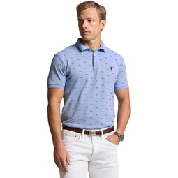 Mens Polo Ralph Lauren Classic Fit Monogram Stretch Polo Shirt