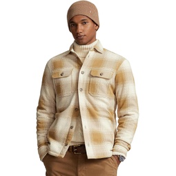 Mens Polo Ralph Lauren Plaid Fleece Shirt Jacket