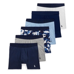 Polo Ralph Lauren Classic Stretch Cotton 5-Pack with Cooling Modal Bonus Boxer Brief