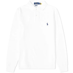 Polo Ralph Lauren Long Sleeve Slim Fit Polo White