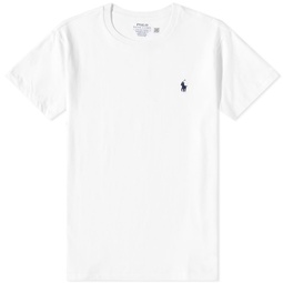 Polo Ralph Lauren Custom Fit T-Shirt White & Petrol