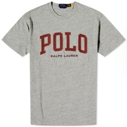 Polo Ralph Lauren Polo College Logo T-Shirt Dark Vintage Heather
