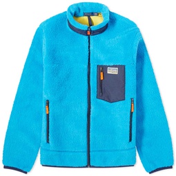 Polo Ralph Lauren Hi-Pile Fleece Jacket Blaze Ocean