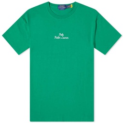 Polo Ralph Lauren Chain Stitch Logo T-Shirt Kayak Green