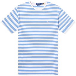 Polo Ralph Lauren Stripe T-Shirt Summer Blue & White