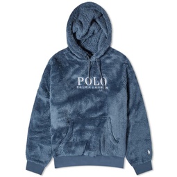 Polo Ralph Lauren High Pile Fleece Hoodie Blue Corsair