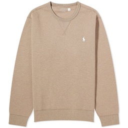 Polo Ralph Lauren Double Knit Crew Sweat Dark Taupe Heather