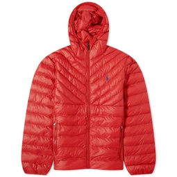 Polo Ralph Lauren Terra Chevron Insulated Hooded Jacket Rl2000 Red