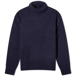 Polo Ralph Lauren Wool Cashmere Turtle Neck Jumper Hunter Navy