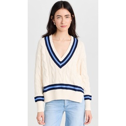 Cable Knit Cotton Cricket Sweater