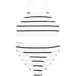Polo Ralph Lauren Kids Striped Stretch Two-Piece Swimsuit (Toddler)