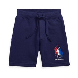 Polo Ralph Lauren Kids Big Pony Fleece Shorts (Toddler/Little Kids)